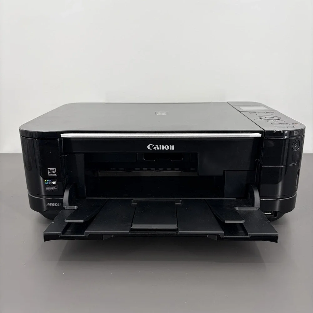 Canon PIXMA MG5220 Wireless All-In-One Inkjet Printer w/ Black Ink Tested